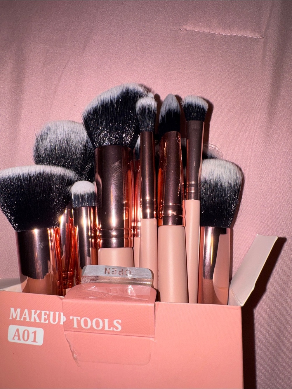 Makeup Tools Brush Set - Pink